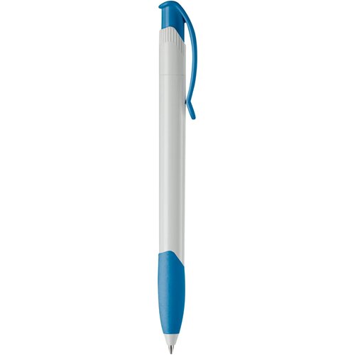 Balpen Apollo hardcolour wit / blauw