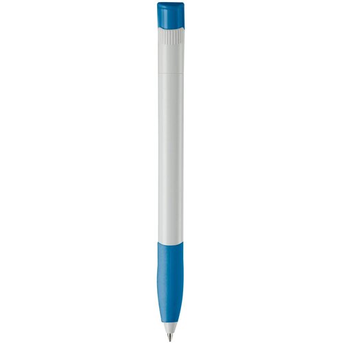 Balpen Apollo hardcolour wit / blauw
