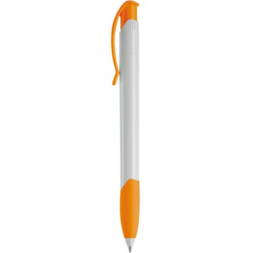 Balpen Apollo hardcolour wit / oranje
