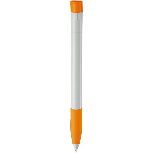 Balpen Apollo hardcolour wit / oranje