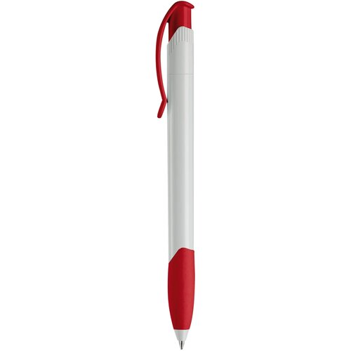 Balpen Apollo hardcolour wit / rood