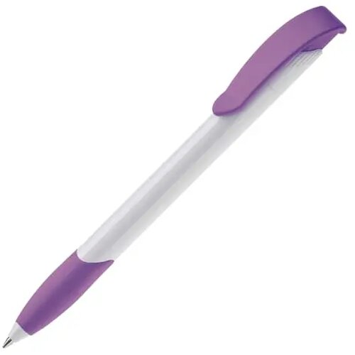 Balpen Apollo hardcolour wit / paars