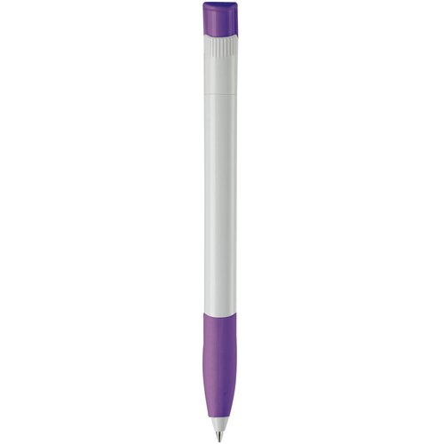 Balpen Apollo hardcolour wit / paars