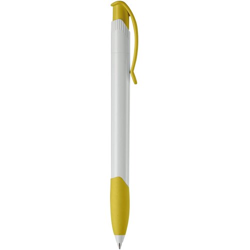 Balpen Apollo hardcolour wit / geel