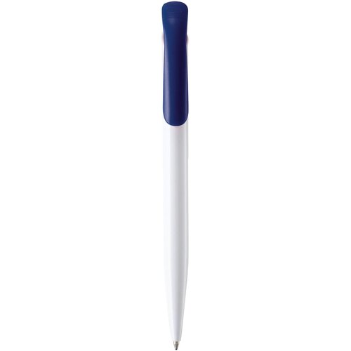 Balpen Atlas hardcolour wit / donkerblauw