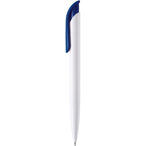 Balpen Atlas hardcolour wit / donkerblauw