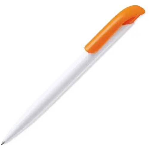 Balpen Atlas hardcolour wit / oranje