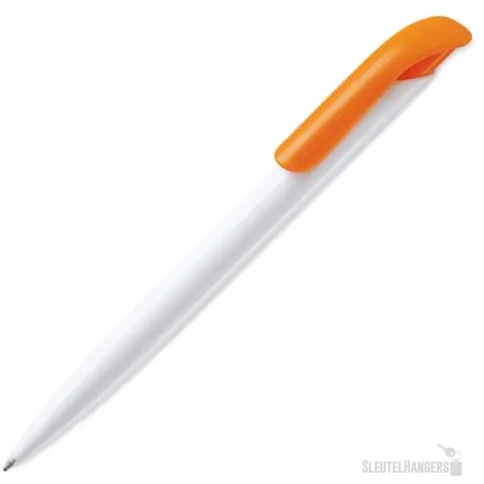Balpen Atlas hardcolour wit / oranje