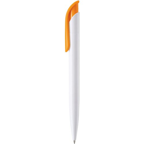 Balpen Atlas hardcolour wit / oranje