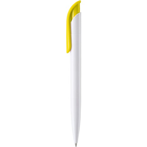 Balpen Atlas hardcolour wit / geel