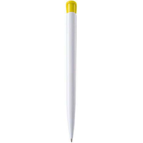 Balpen Atlas hardcolour wit / geel