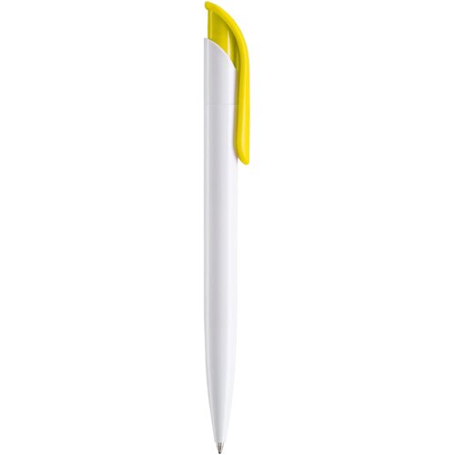 Balpen Atlas hardcolour wit / geel