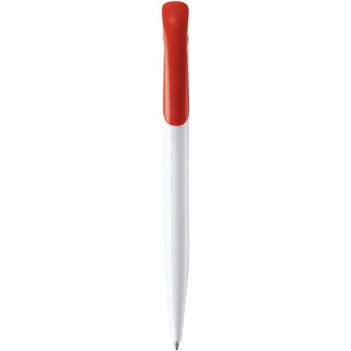 Balpen Atlas hardcolour wit / rood