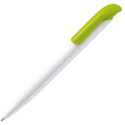 Balpen Atlas hardcolour wit / lichtgroen
