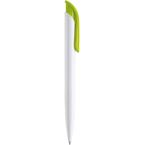 Balpen Atlas hardcolour wit / lichtgroen