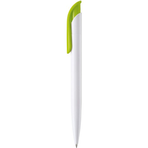 Balpen Atlas hardcolour wit / lichtgroen