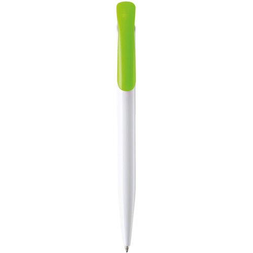 Balpen Atlas hardcolour wit / lichtgroen