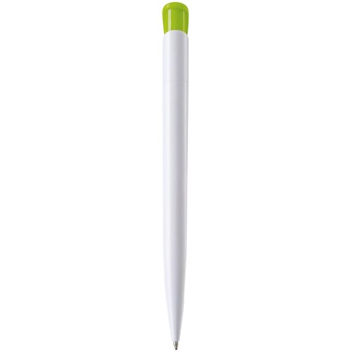Balpen Atlas hardcolour wit / lichtgroen