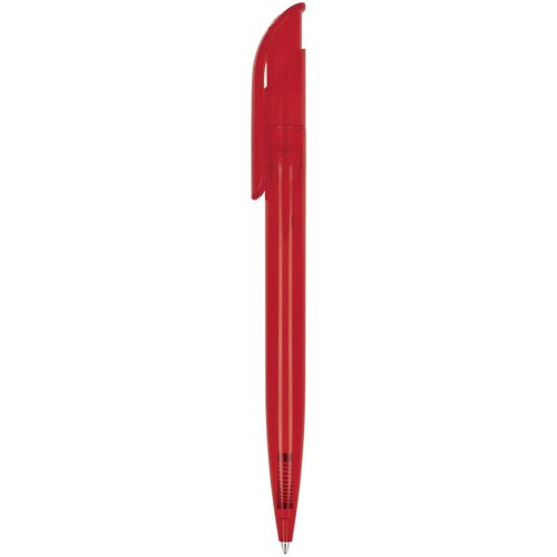 Balpen Atlas transparant transparant / rood