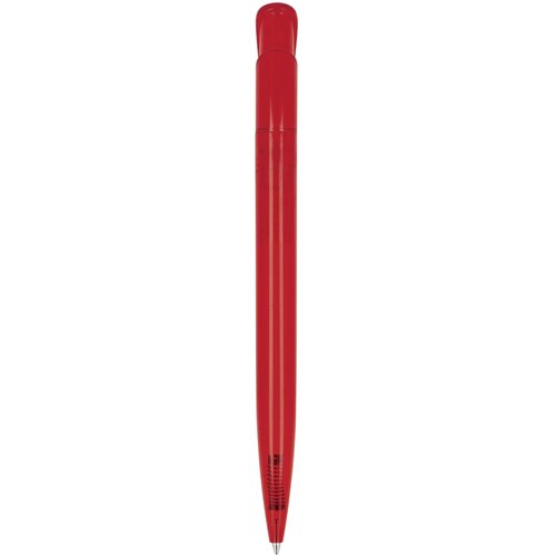 Balpen Atlas transparant transparant / rood