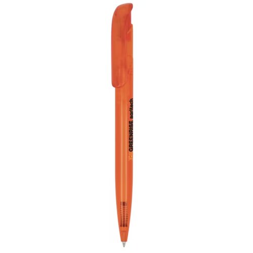 Balpen Atlas transparant transparant / oranje