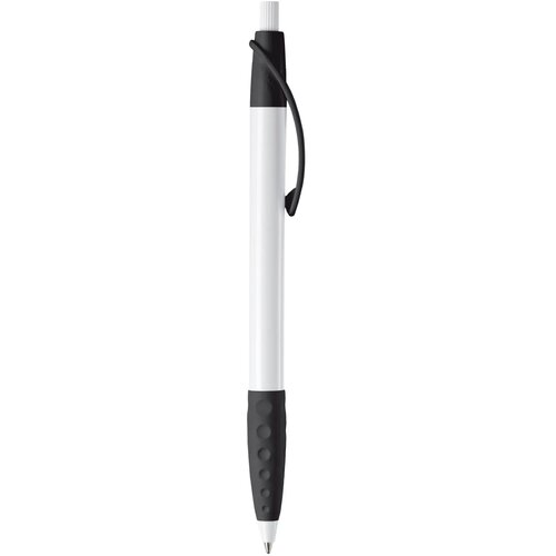 Balpen Cosmo grip hardcolour wit / zwart