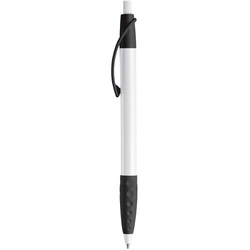 Balpen Cosmo grip hardcolour wit / zwart