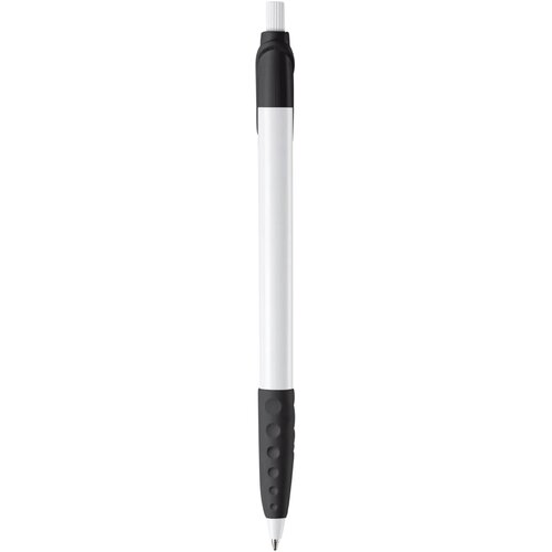 Balpen Cosmo grip hardcolour wit / zwart