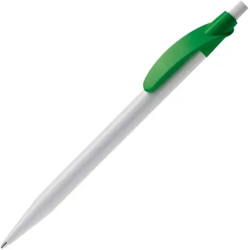 Balpen Cosmo hardcolour wit / groen