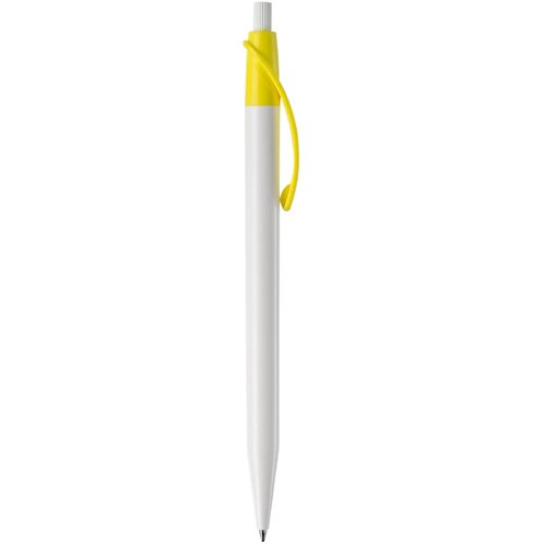 Balpen Cosmo hardcolour wit / geel