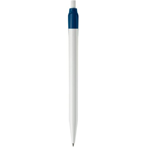 Balpen Cosmo hardcolour wit / donkerblauw