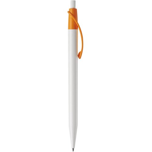 Balpen Cosmo hardcolour wit / oranje