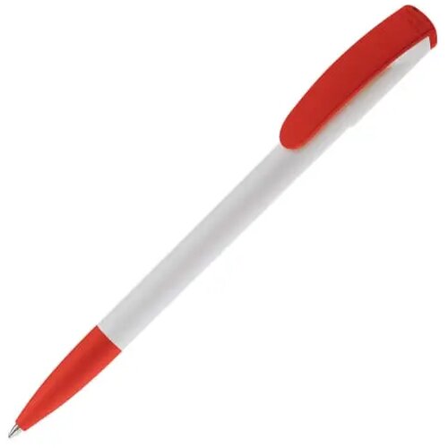 Balpen Deniro hardcolour wit / rood