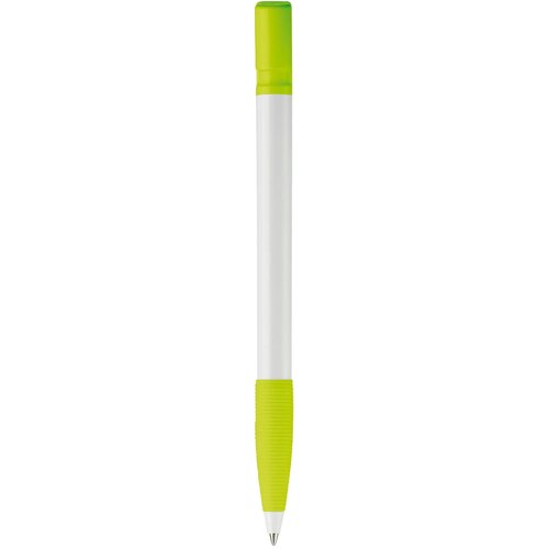 Balpen Nash grip hardcolour wit / lichtgroen
