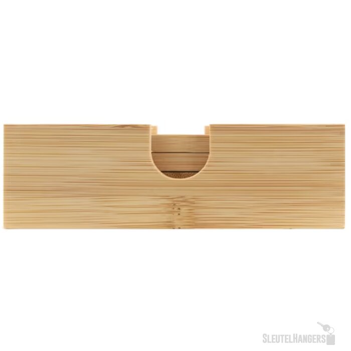 Bamboe onderzetterset (4 stuks) natuur