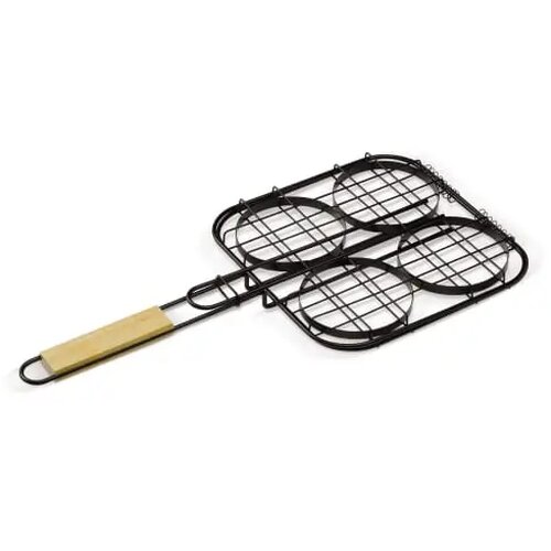 Barbecue hamburgergrill hout