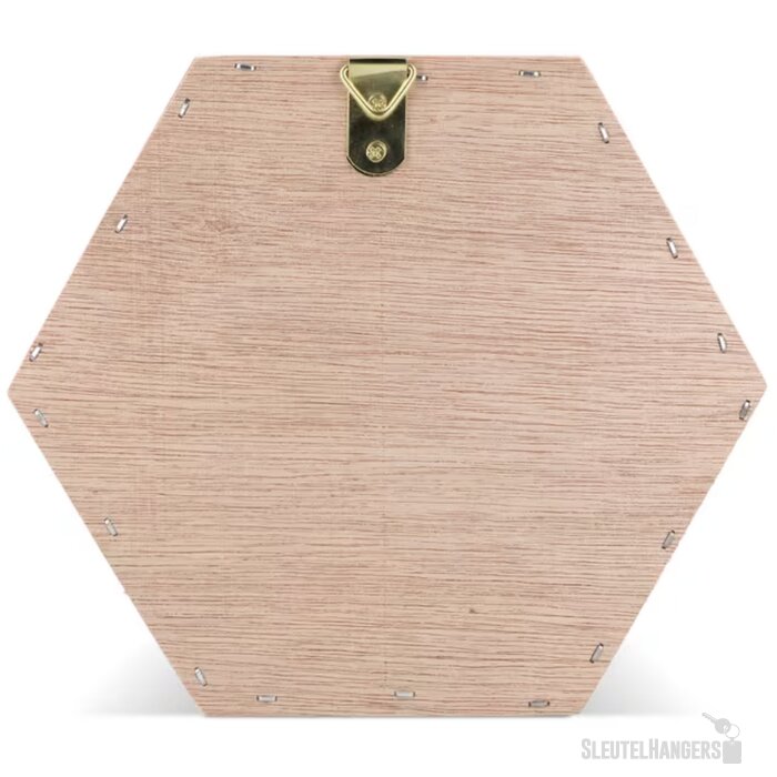 Bijenhuis van FSC-hout zeshoekig Naturel