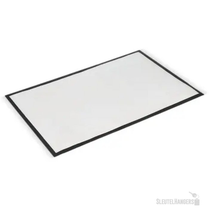 Deurmat sublimatie 60 x 90 cm zwart