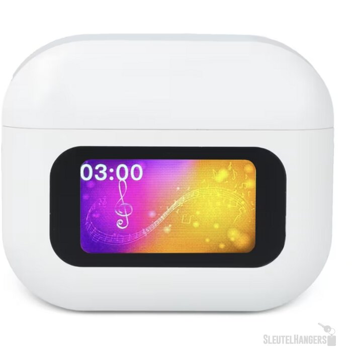 Draadloze ANC Oordopjes met touchscreen bediening wit