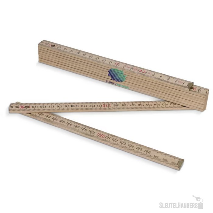 Duimstok hout 2m premium natuurlijk hout