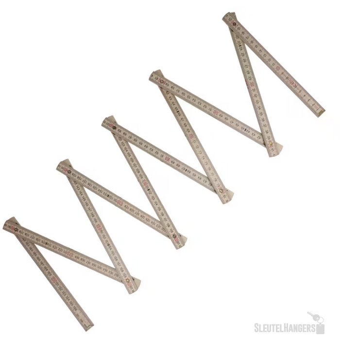 Duimstok hout 2m premium natuurlijk hout