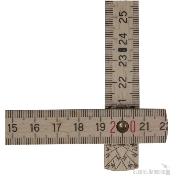 Duimstok hout 2m premium natuurlijk hout