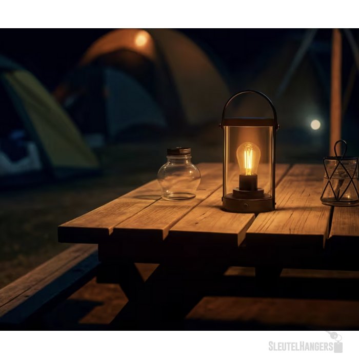 Edison Bamboe Lamp Zwart