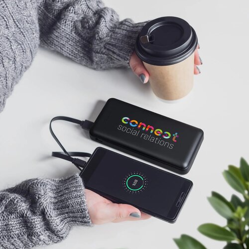 Elite Powerbank 10000mAh zwart