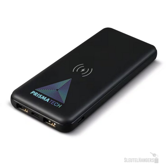 Elite Powerbank met Draadloze Oplader 8000mAh zwart