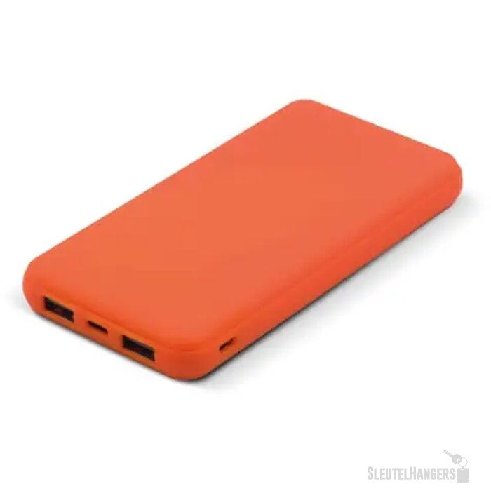 Elite Rubberized Powerbank 8000mAh oranje