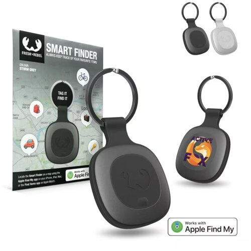 Fresh 'n Rebel Smart Finder (Apple Zoek Mijn) donker grijs