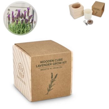 FSC Houten Plantenbak Set - Lavendel natuur