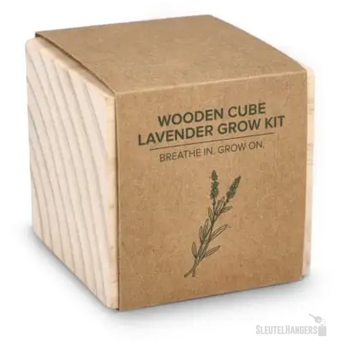 FSC Houten Plantenbak Set - Lavendel natuur