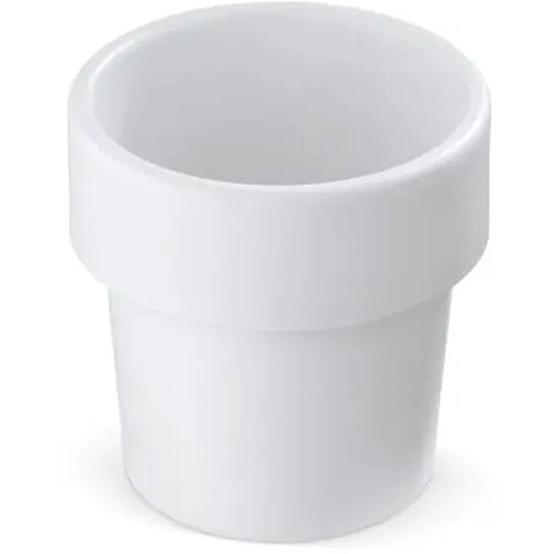 Hot-but-cool beker met basilicum zaadjes wit